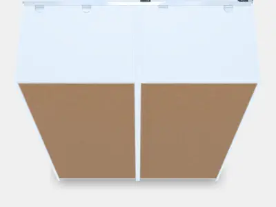 PAX - GRIMO Wardrobe 3 Low-poly 3D model
