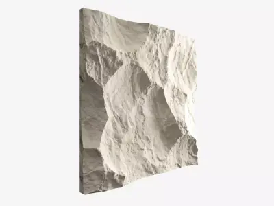 98-RockPanel sandstone wall art 3D model