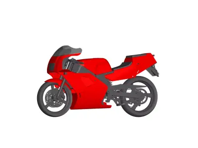 Yamaha TZR 250 3D model