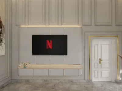 Luxury Majlis Interior Design 3D model