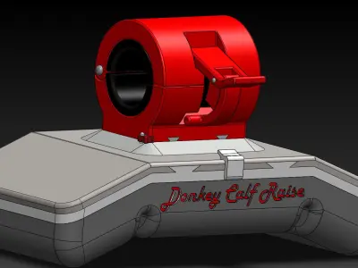 Quick Release Donkey Calf Raise Slim version  Free 3D model