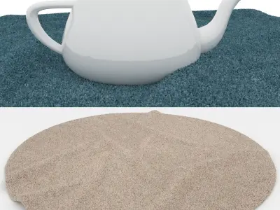 Rugs No102 Low-poly 3D model