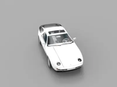 1981 Porsche 928 3D model