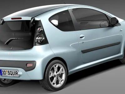 Citroen C1 3-doors 2013 3D model