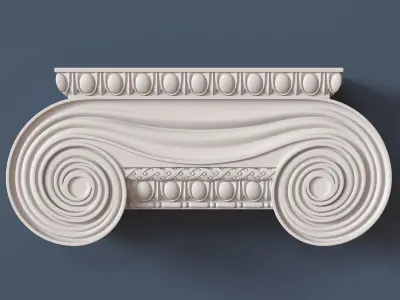 Pilaster Capital 3D model order