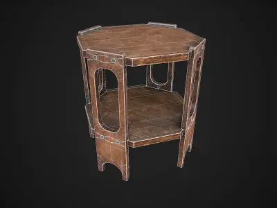 Medieval Coffee Table 3D model