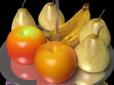 Fruit Basket 3D model