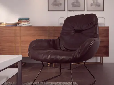 Interior V-ray 3D model 3D model