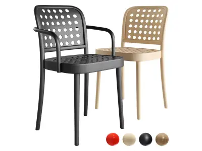 822 Chair by TON 3D model