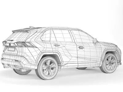 Toyota RAV4 2022 3D model