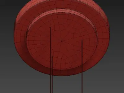 Cut out chandelier 3D model