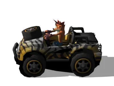 Crash Bandicoot - Crikey Crash Tag Team Racing 3D print model 3D model
