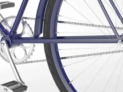 Bicycle 3D model 3D model by pentatonika