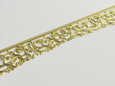 Curtain  accessories CNC model 3D model 03 3D model