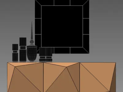 Cattelan Italia Kayak sideboard by Andrea Lucatello 3D model