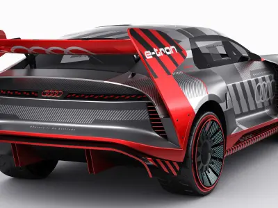 Audi S1 Hoonitron Concept 2021 3D model