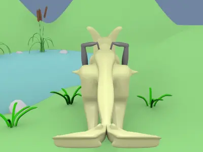 Sci-Fi Monster 4 Free 3D model