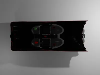 batmobile 1966 3D print model
