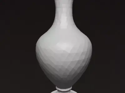 3D Vase Victorian Inspired  Free low-poly 3D model