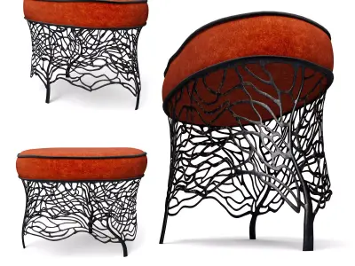 Fan Tabouret 3D model