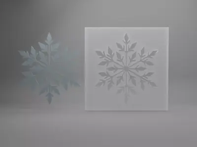 Snowflake 3D model