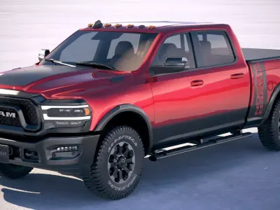 RAM Power Wagon 2019 3D model