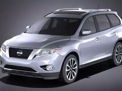 Nissan Pathfinder 2016 VRAY 3D model