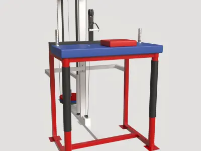 armwrestling stol bilek guresi masasi 3D model