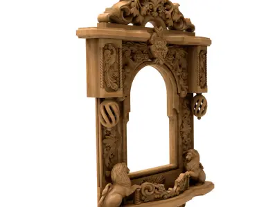 3D Model STL Frame Panel 3D model