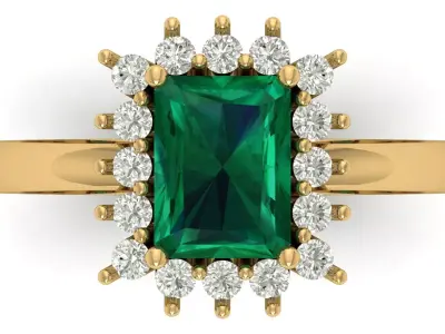 Engagement Ring Free 3D print model 4