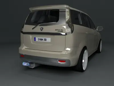 Proton Exora Bold Low-poly 3D model