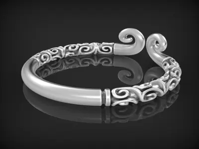 Patterned Rings 3D print model