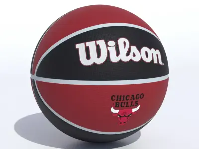 Wilson Chicago Bulls Basketball 3D model