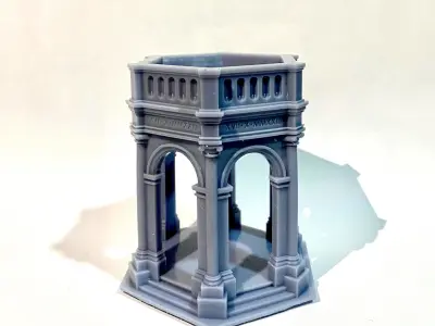 Rotunda Classical Architecture  v2 3D model