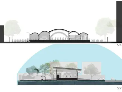 Public Centre Low-poly 3D model