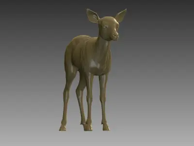 Baby Deer 3D Model 3D print model