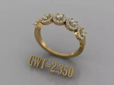 FASION RING  3D model 5