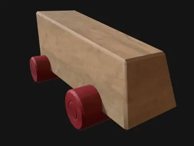 Toy Car Free low-poly 3D model