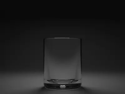 Glass of water Free 3D model