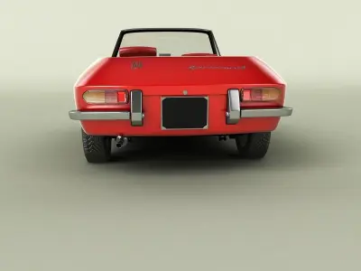 Lancia Fulvia Sport Zagato Spider 3D model