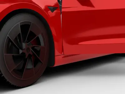 Tesla Model 3 Perfomance 2024 HQ 3d model 3D model