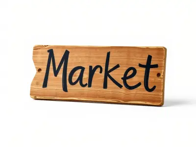 Rustic Handwritten Sign Model Pack Low-poly 3D model