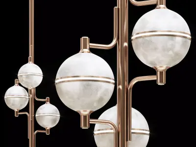 Andros II Suspension Lamp  3D model