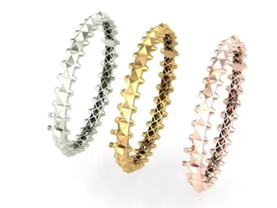 new design Woman Bracelet 3D print model