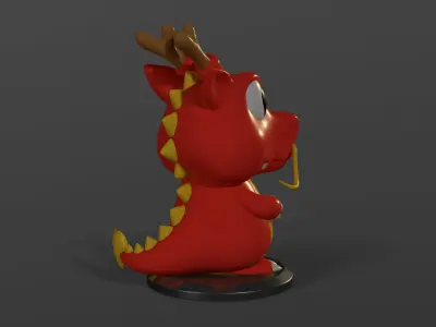 Japanese Dragon Minature 3D print model