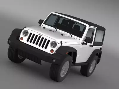 Jeep Wrangler Rubicon 2012 3D model
