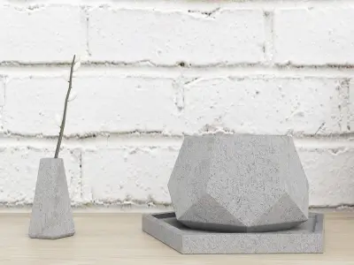 Decoration Set - Livingroom 05 3D model