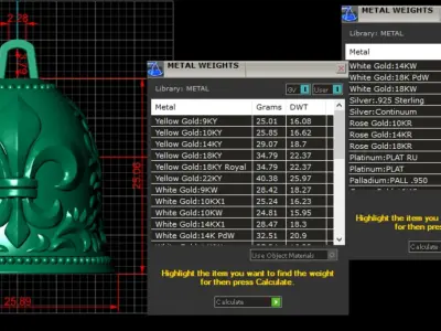 The exclusive Bell 3D print model