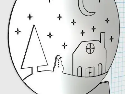 Gift Ornament Free 3D print model