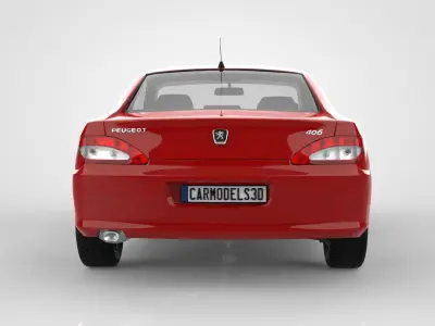 Peugeot 406 Coupe 2004 3D model
